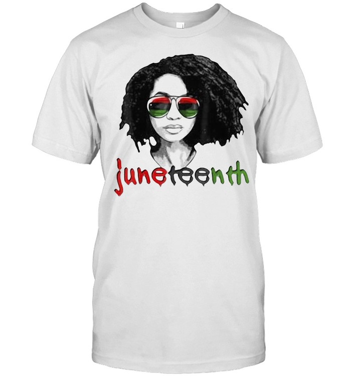 Women’s Black Queen Afro Unapologetically Dope Melanin Girl Juneteenth T-shirt