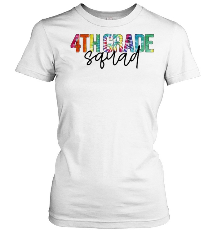 4th grade squad hippie colorful shirt Classic Women's T-shirt