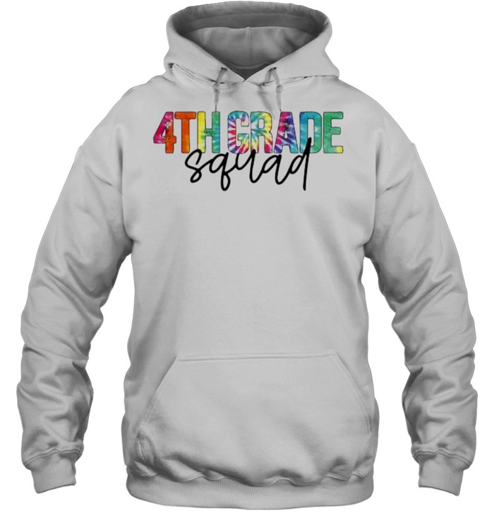 4th grade squad hippie colorful shirt Unisex Hoodie