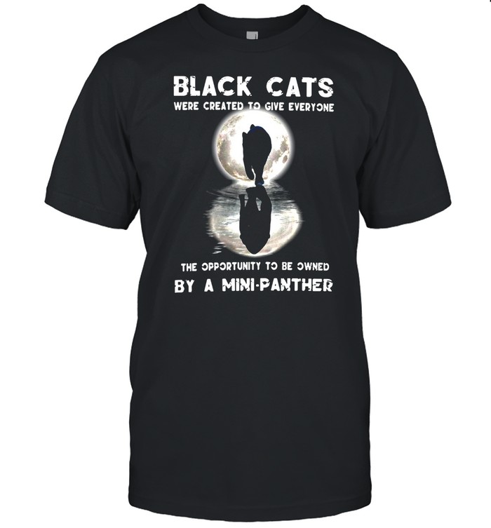 Black Cats Were Created To Give Everyone The Opportunity To Be Owned By A Mini Panther T-shirt Classic Men's T-shirt