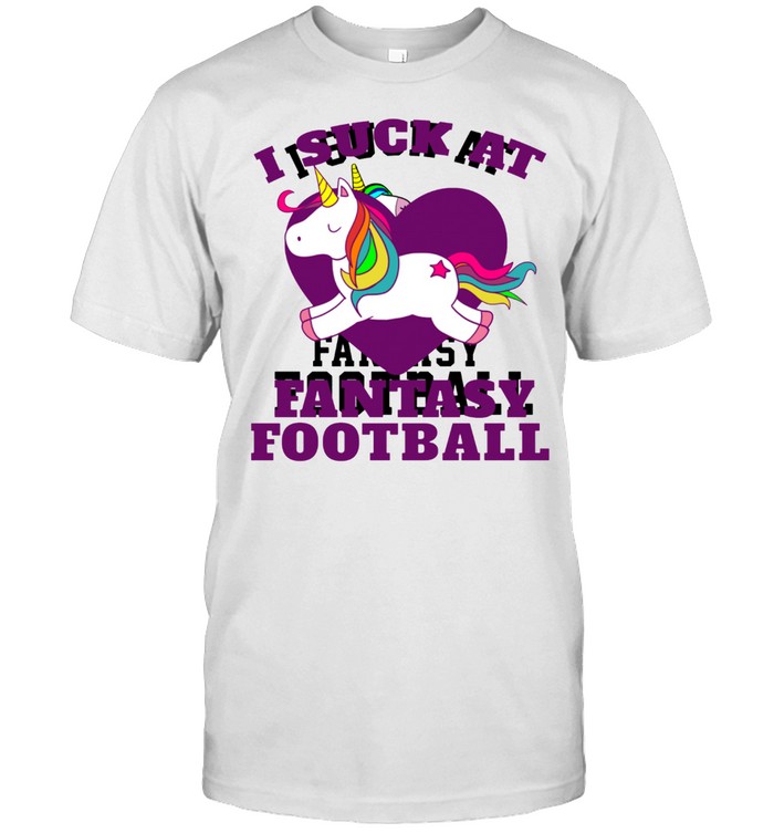 I Suck At Fantasy Football Unicorn shirt Classic Men's T-shirt