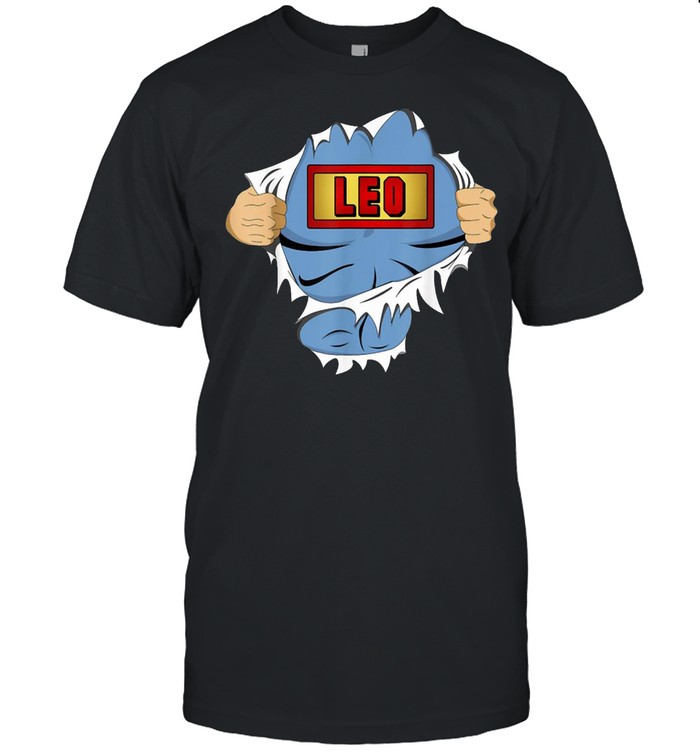 Leo Name Superhero Named Leo T-shirt Classic Men's T-shirt