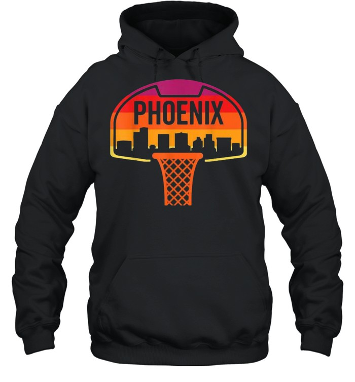 Phoenix Basketball B-Ball Vintage Sunset T- Unisex Hoodie