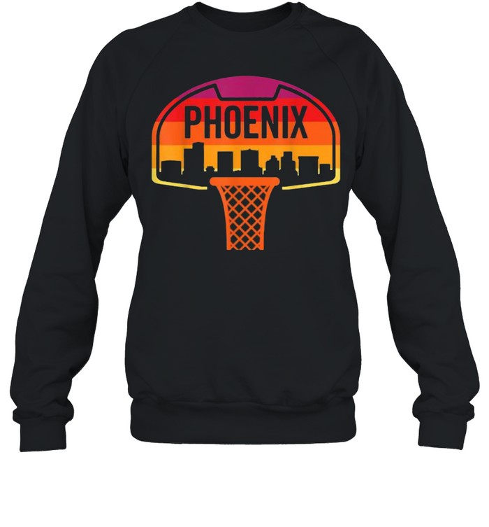 Phoenix Basketball B-Ball Vintage Sunset T- Unisex Sweatshirt