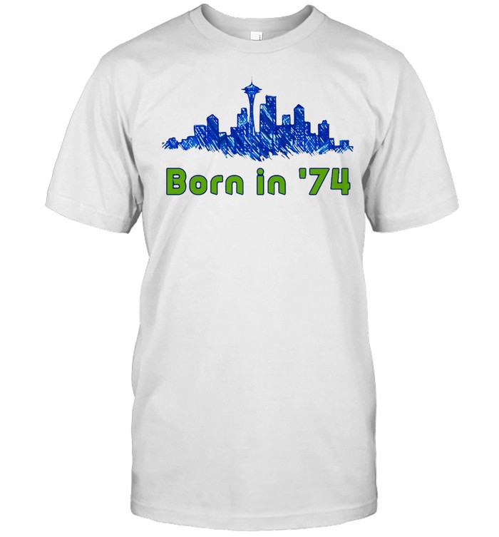 Seattle Sounders City Born In 74 T-shirt Classic Men's T-shirt