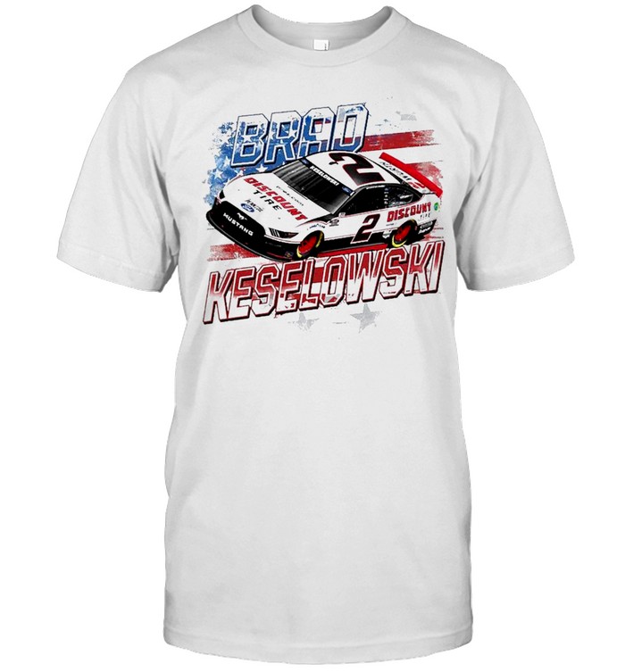 Brad Keselowski Team Penske Old Glory shirt