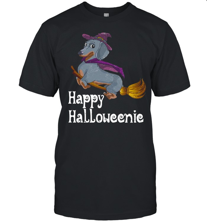 Happy Halloweenie Dachshund Halloween T-shirt