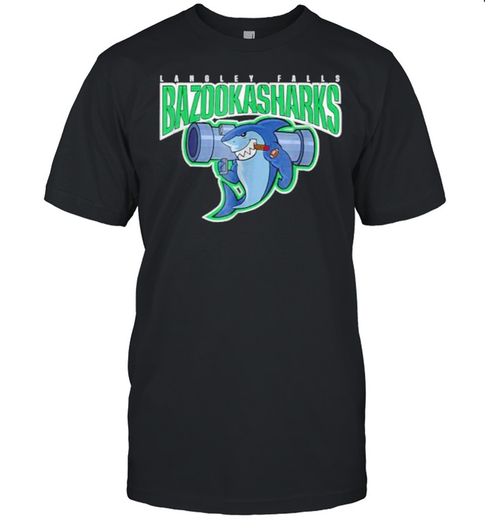 American Dad Bazooka Sharks Logo T-Shirt