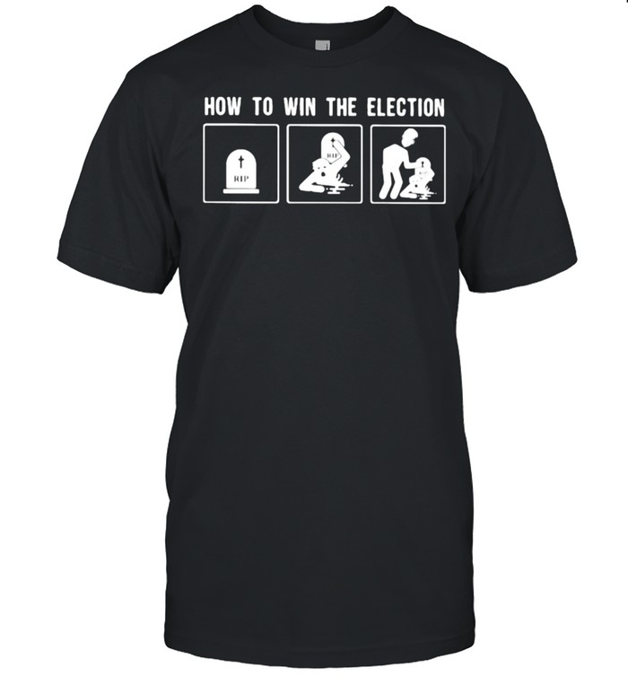 How to win the election rip face trump shirt Classic Men's T-shirt