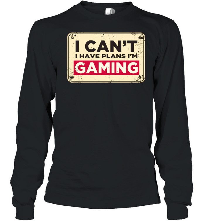 I'M Gaming Video Games Hobby Gamepad Pastime shirt Long Sleeved T-shirt