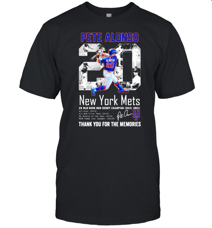 Pete Alonso New York Mets Thank You For The Memories  Classic Men's T-shirt