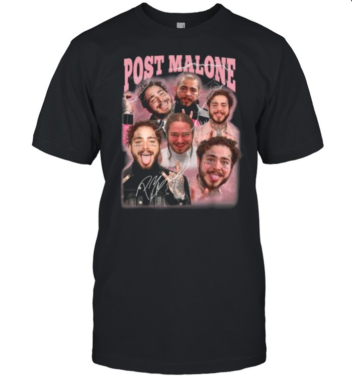 Vintage Posts Malones Art Music Legend Limited Design T-Shirt
