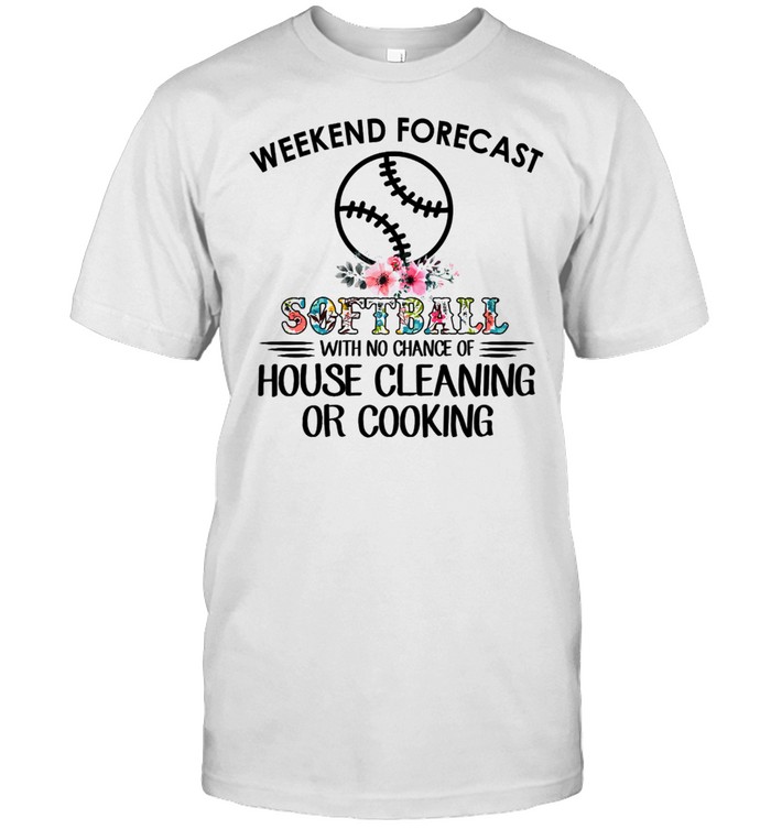 Weekend forecast with no chance of house cleaning or cooking shirt Classic Men's T-shirt