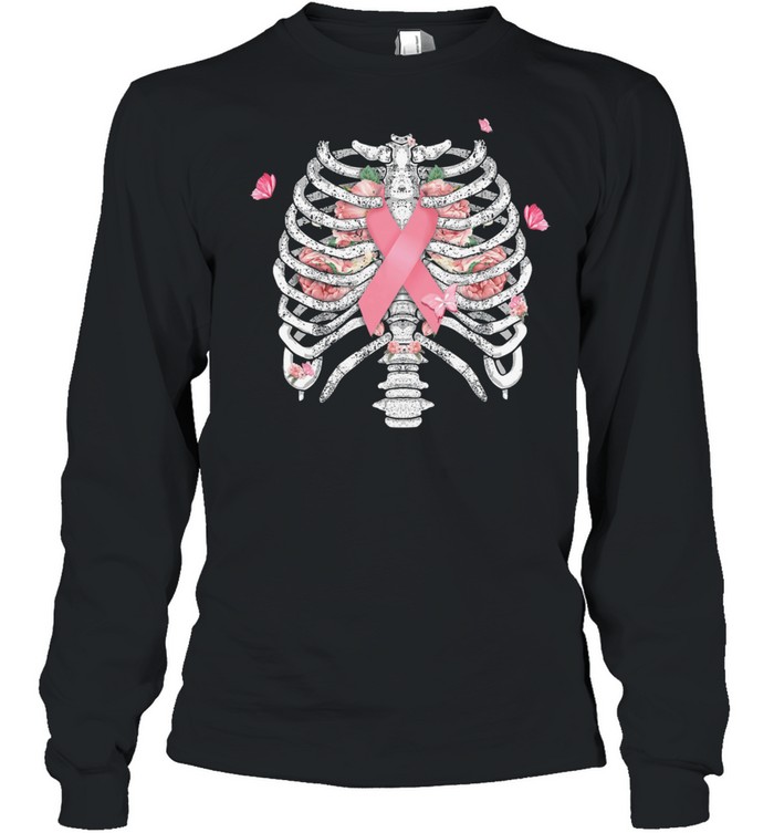 Breast Cancer Bones shirt Long Sleeved T-shirt