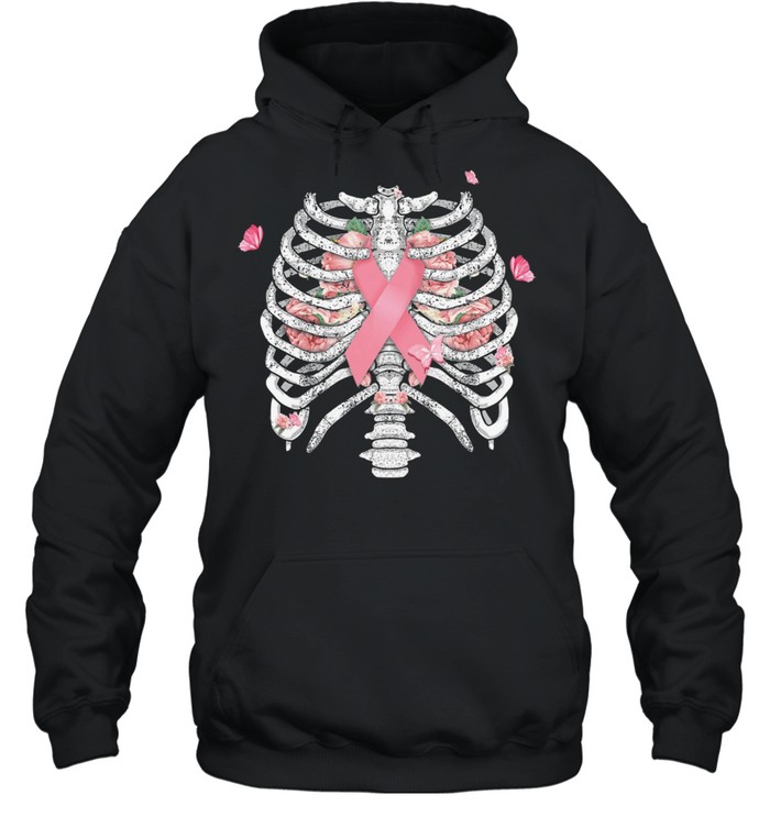 Breast Cancer Bones shirt Unisex Hoodie