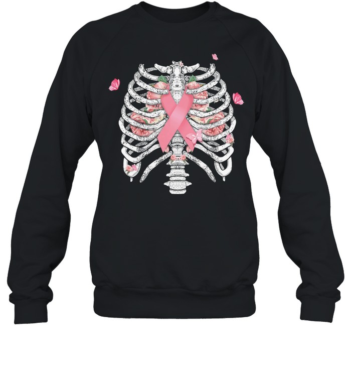Breast Cancer Bones shirt Unisex Sweatshirt
