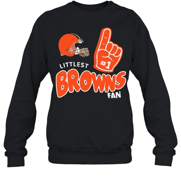 Cleveland Browns infant littlest fan shirt Unisex Sweatshirt