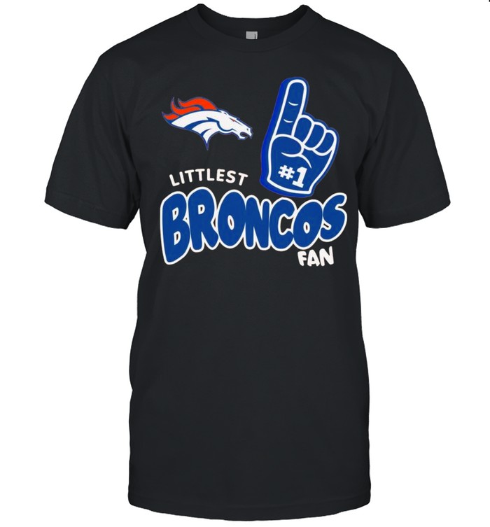 Denver Broncos infant littlest fan shirt