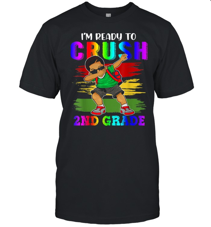 I'm Ready To Crush 2nd Grade Black Boys Dabbing Africa shirt Classic Men's T-shirt