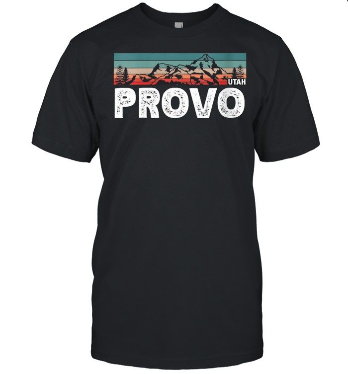 Vintage Retro Provo, UT Tourist Native Utah shirt Classic Men's T-shirt