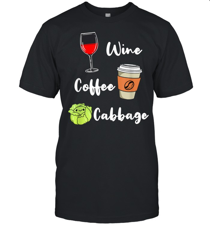 Wine Coffee Cabbage shirt Classic Men's T-shirt