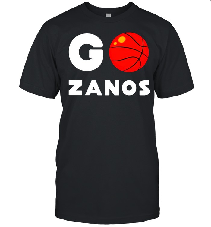 Go Zanos basketball shirt
