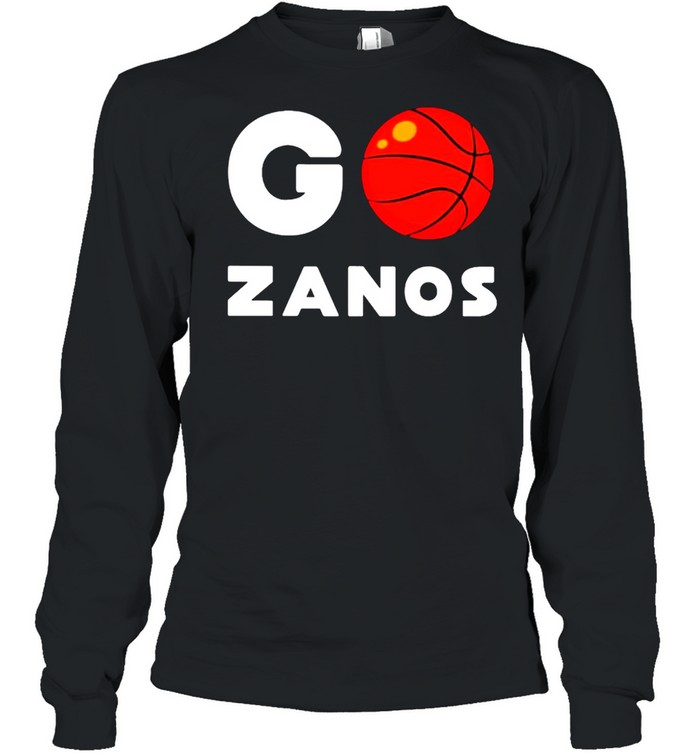 Go Zanos basketball shirt Long Sleeved T-shirt