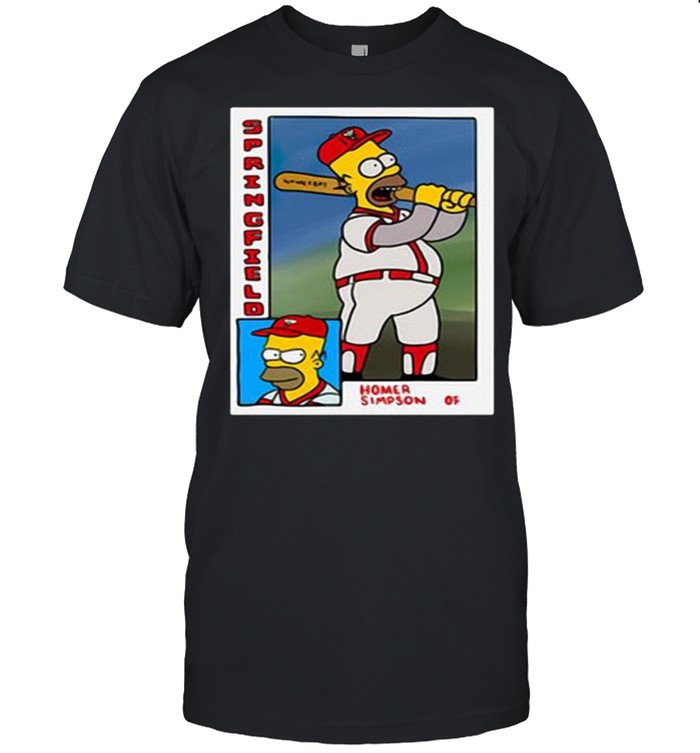 Homer at the Bat Trading Card Tee  Classic Men's T-shirt