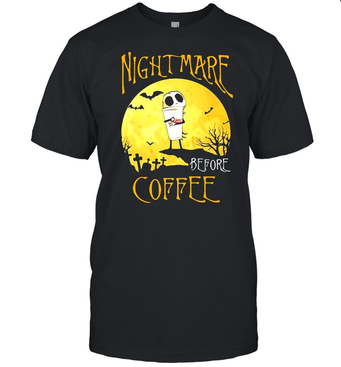 NIGHTMARE BEFORE DUNKIN DONUTS HALLOWEEN SHIRT Classic Men's T-shirt