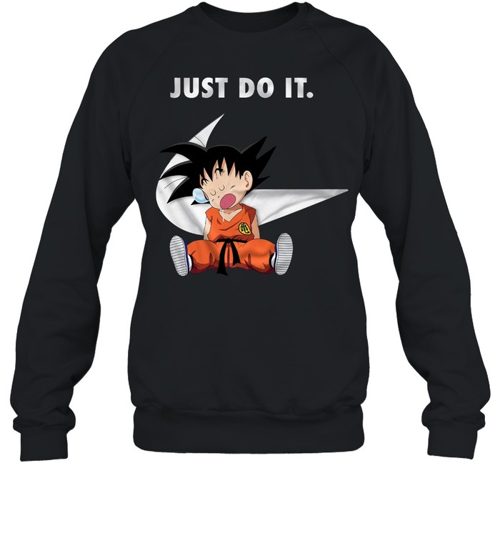 Arancel Hobart núcleo Goku Nike Just do it later shirt - Trend T Shirt Store Online
