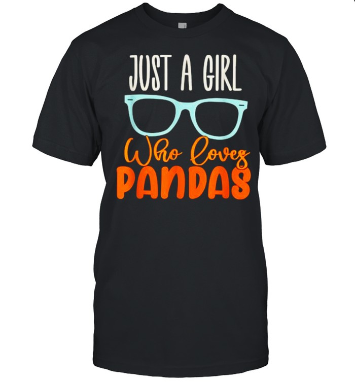 Just A Girl Who Loves Pandas Cute Panda T- Classic Men's T-shirt