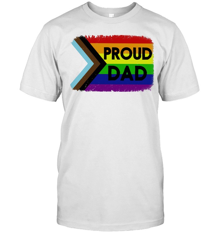 LGBT proud dad shirt Classic Men's T-shirt