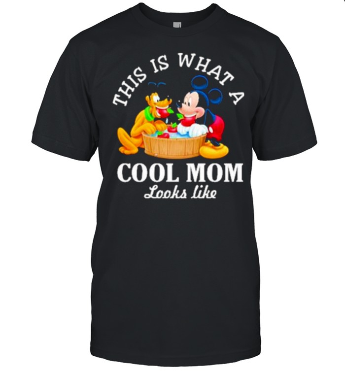 This is what a cool mon looks like mickey and dog shirt Classic Men's T-shirt