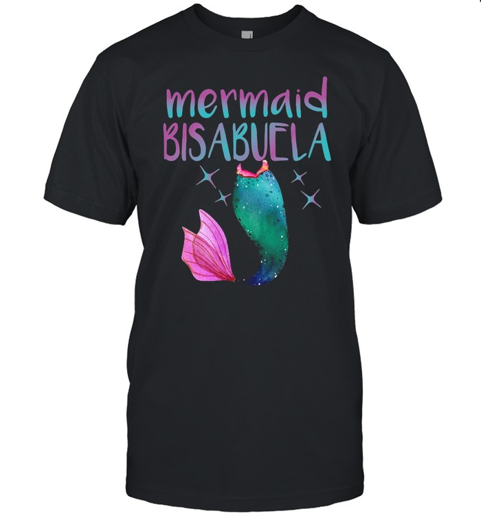 Mermaid Bisabuela Spanish Great Grandma Mermaid T-shirt