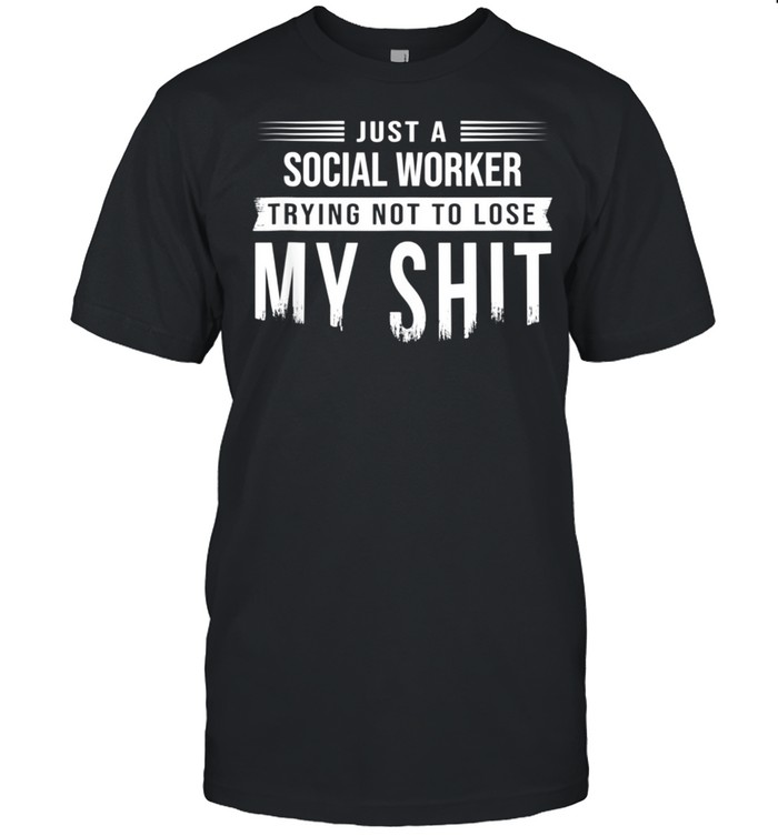 Social Worker Swearing Saying Sarcastic shirt Classic Men's T-shirt