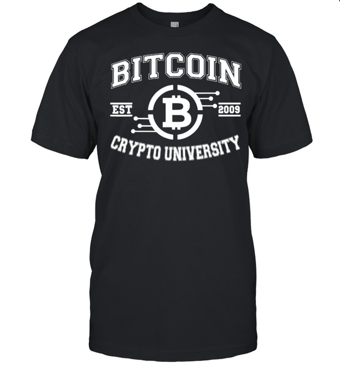 Bitcoin Crypto University To The Moon EST 2009 T- Classic Men's T-shirt