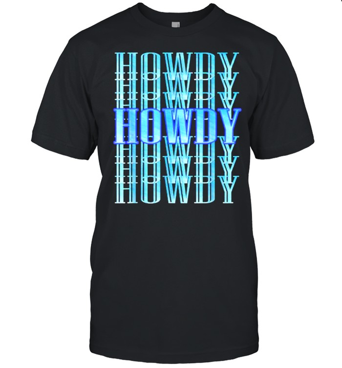 Howdy Cow Girl Western Country Southern Rodeo T-Shirt