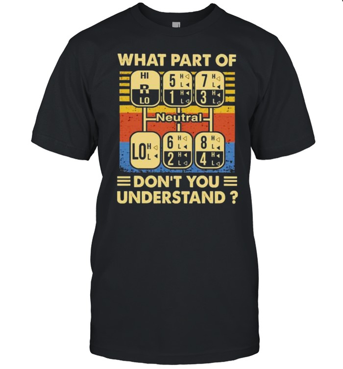 What part of dont you understand neutral vintage shirt Classic Men's T-shirt