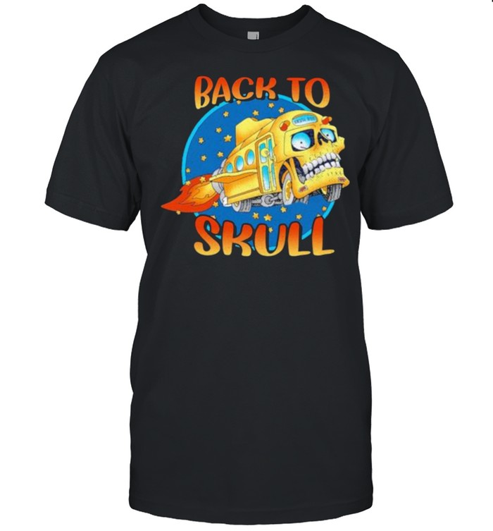 Back To School Skull Bus Shirt