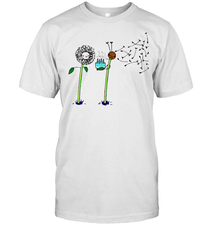 Dandelion Graphic Short T-shirt Classic Men's T-shirt
