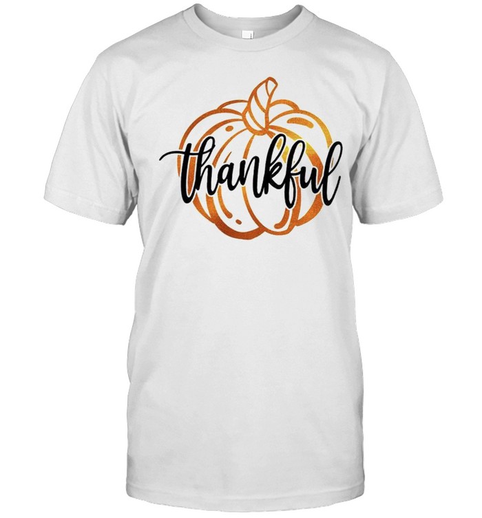 Thankful pumpkin fall shirt Classic Men's T-shirt