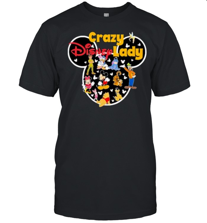 Crazy Lady Disney Mickey Shirt