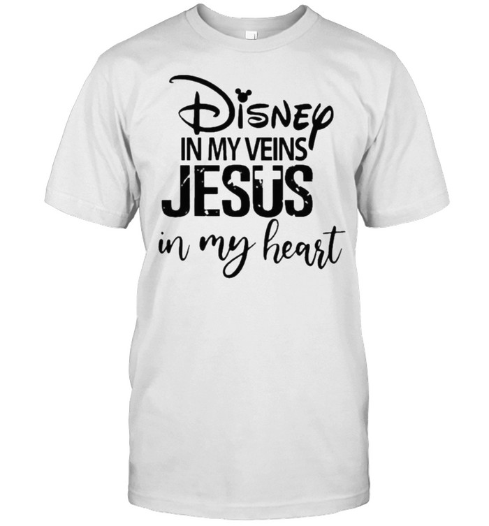 Disney In My Veins Jesus In my Heart  Classic Men's T-shirt