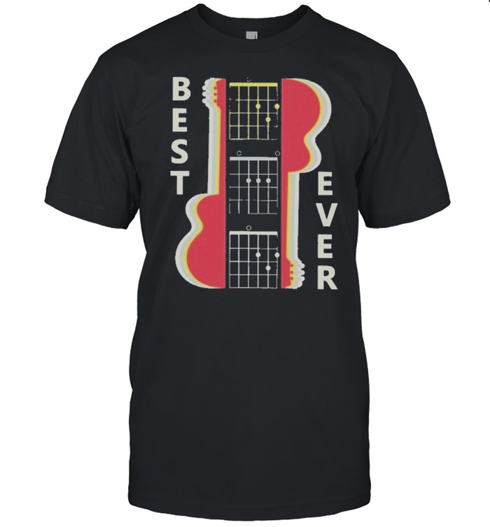 Guitar best dad ever shirt Classic Men's T-shirt
