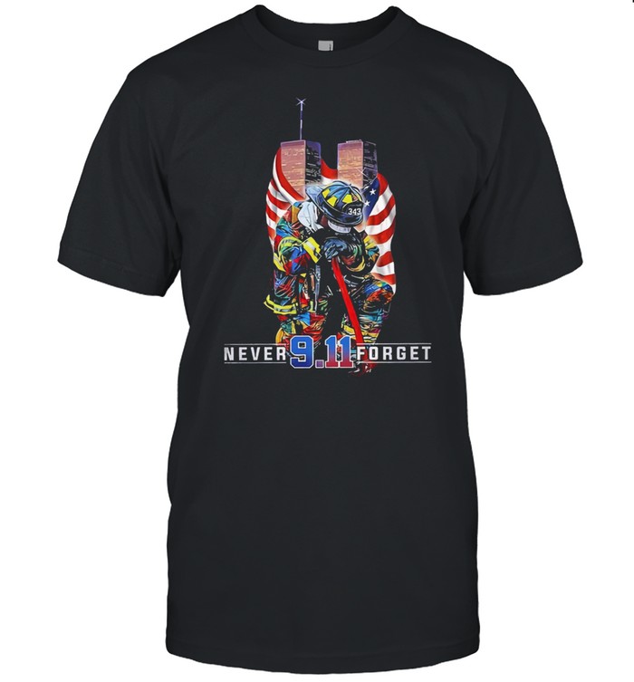 Never 9 11 forget American flag shirt Classic Men's T-shirt