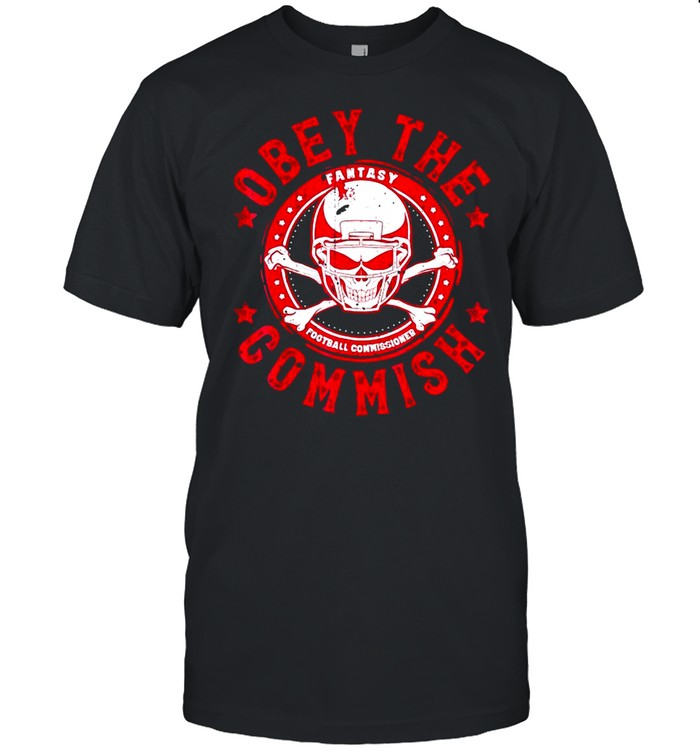 Obey Commish Funny Fantasy Football Champion Draft Vintage T-shirt Classic Men's T-shirt
