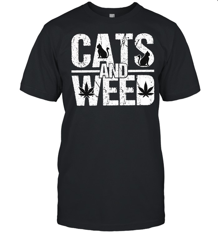 Cats and weed shirt