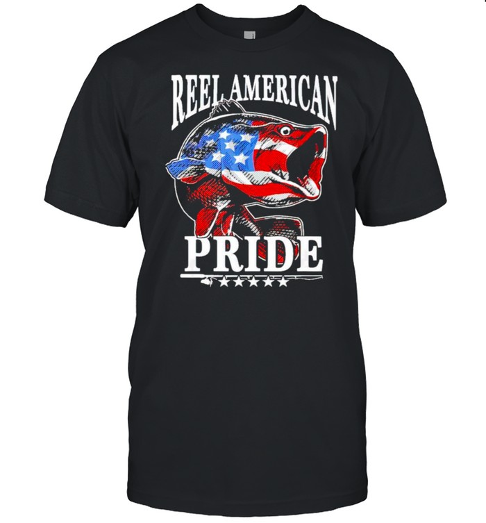 Fishing reel American pride shirt