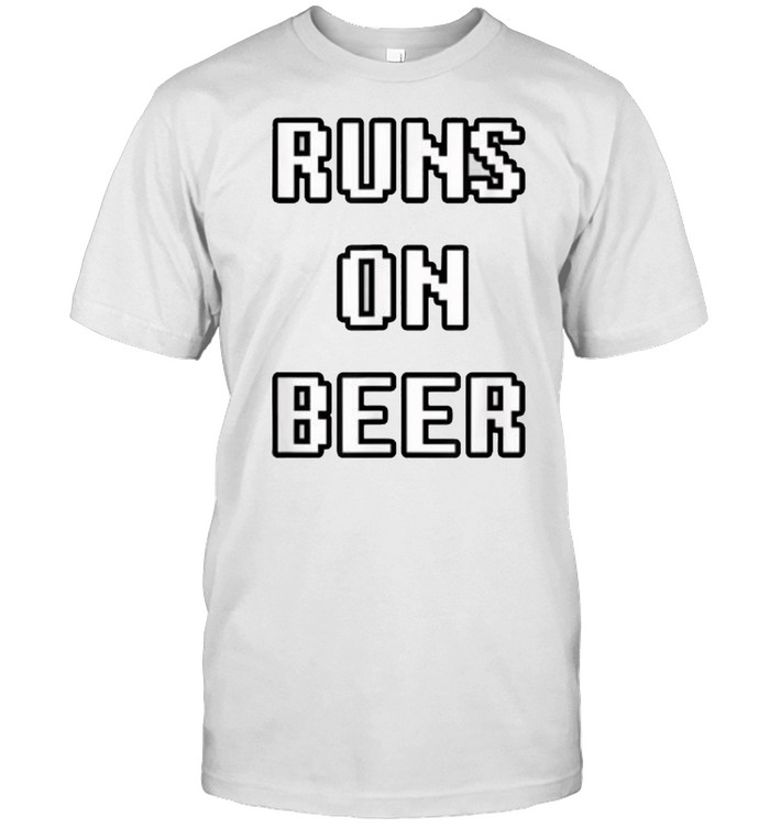 Runs on Beer T- Classic Men's T-shirt