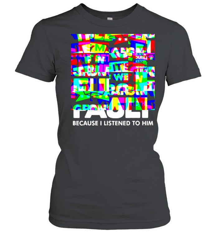Best if We Get In Trouble It’s My Grandson’s Fault Because I Listened To Him T- Classic Women's T-shirt